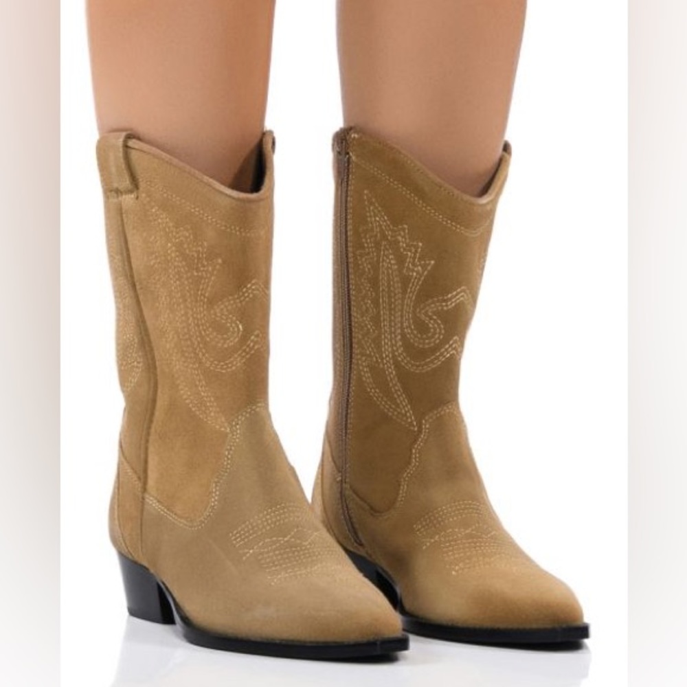 Azalea Wang Cowboy Boots- NEW WITH BOX